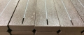 g) Dosky na lavičku, konštrukciu, betón, profil D-120x50 a 130x35